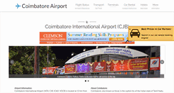 Desktop Screenshot of coimbatoreairport.com